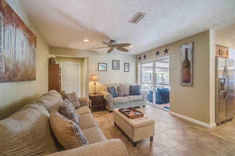 Extra space for work, binge-watching, or overnight guests — queen sleeper sofa and all the comforts.