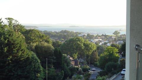 View of Poole Harbour from master suite balcony