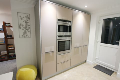 Kitchen with double oven/microwave