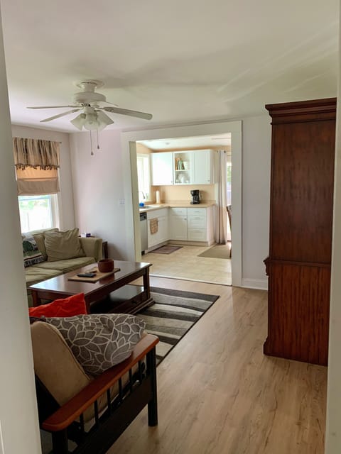 Family Room looking into the Kitchen