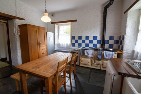 The farmhouse kitchen. 