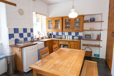 The farmhouse kitchen. 