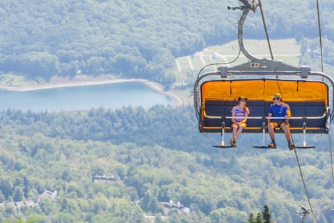 Ride the pedestrian chairlift to take in the sights!