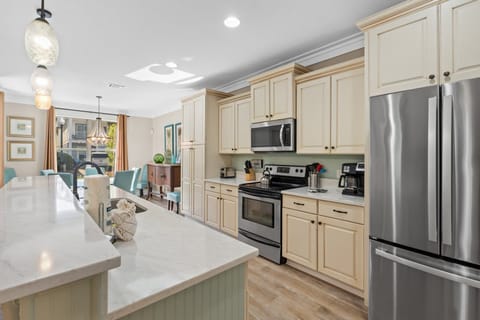 Well-equipped kitchen -- All the dishes, cookware & appliances you'll need. There's even a large pantry to store your food.