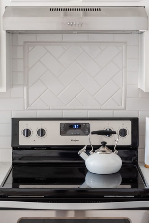 Prepare meals with all the pots, pans, utensils, and dishes you'll need.