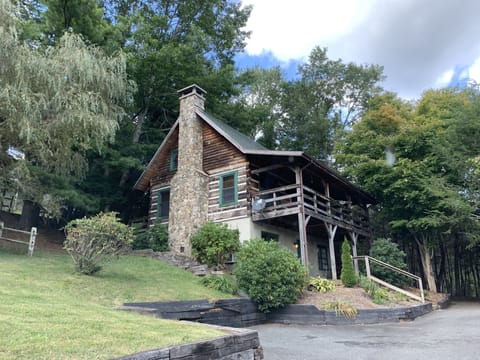 The lower floor of a beautiful mountain cabin!  