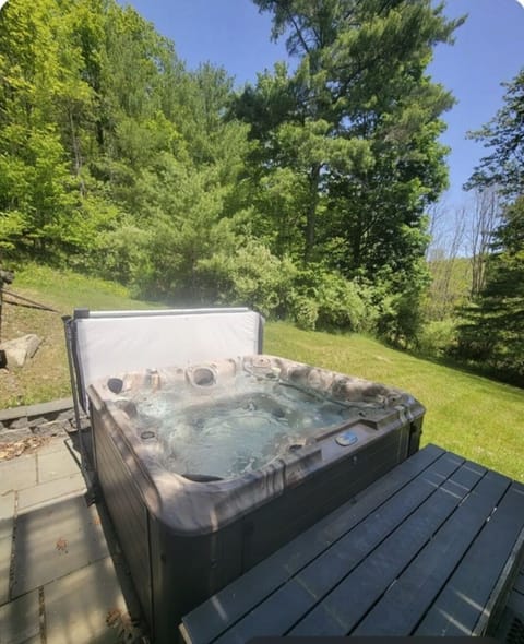 Private hot tub