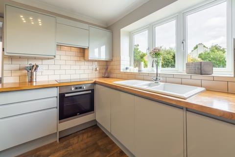 Ground floor: Kitchen with windows overlooking the front