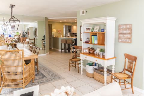 Bright and open floor plan with light colors.