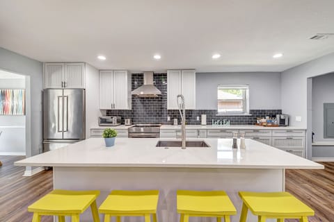 Beautiful kitchen island