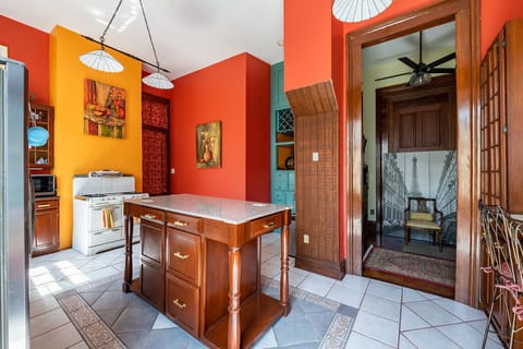 Kitchen view from side window