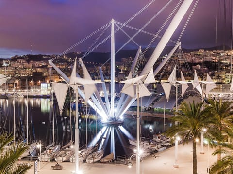 West, 50 m: the Expo area with the Acquario