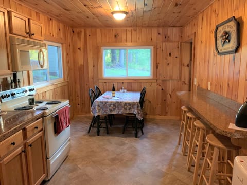 Kitchen Table Seats 4 & Bar Stools at Counter for More Guests