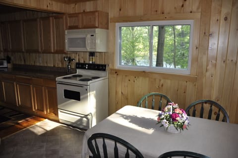 Enjoy Breakfast at the Table with Morning Sun Streaming Through