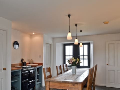 Kitchen and dining area with range | Greep, Roag, Isle of Skye