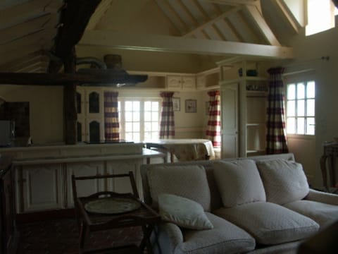 First living room and kitchen