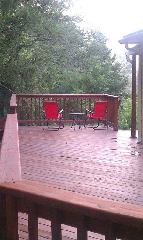 Beautiful view from side deck!