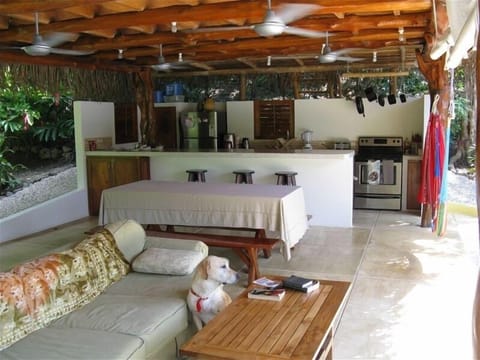 Rancho/living room. With Tica.