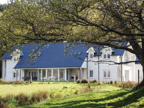 The house viewed from the loch.