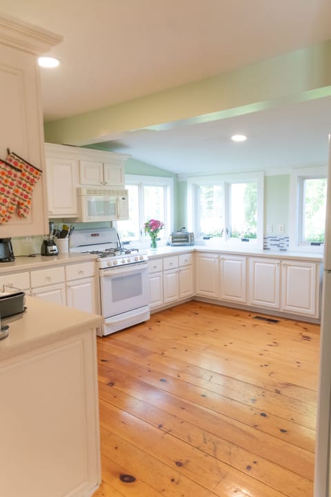 Kitchen from dining space