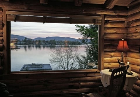 Sit in the rocking chair by the picture window and take in the lake view.
