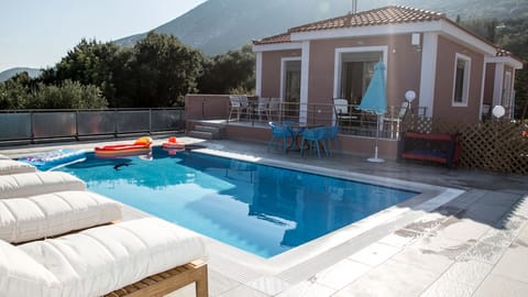pool and villa
