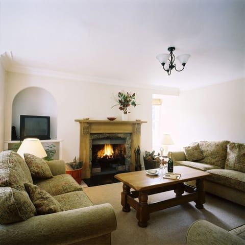 Lounge with open fire