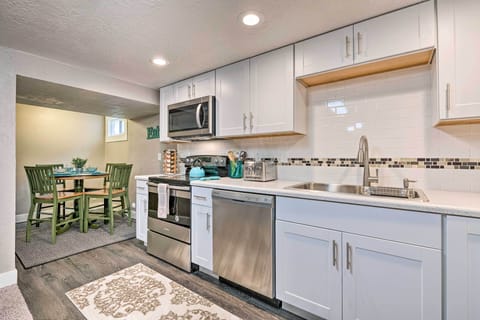 This basement apartment makes for an ideal Salt Lake City getaway.