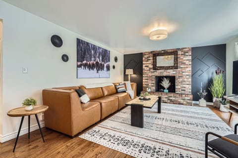 Large, welcoming family room on main level.
