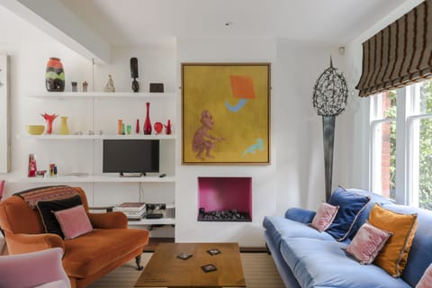 Luxurious reception area with velvet sofas and armchairs  