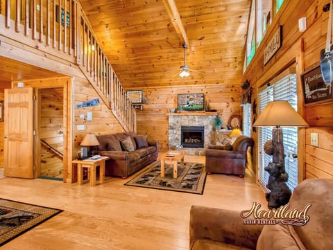 Living Room Pigeon Forge Cabin License to Chill