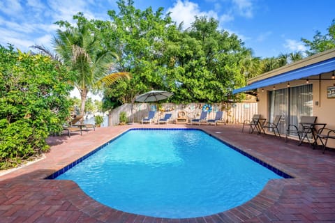 Swim all day, at night enjoy a lit pool!