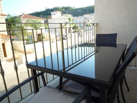 Patio with both Hill and Sea Views