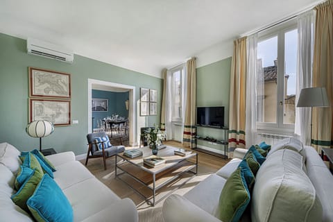 Living room with Tv (and sofa bed)