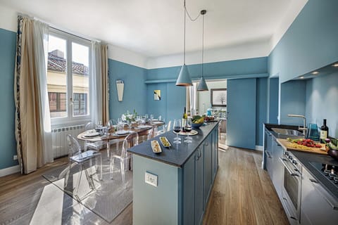 Kitchen and dining area