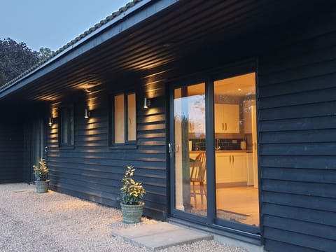 View of The Chicken Coops patio at Windy Ridge, New Delights, Tetney