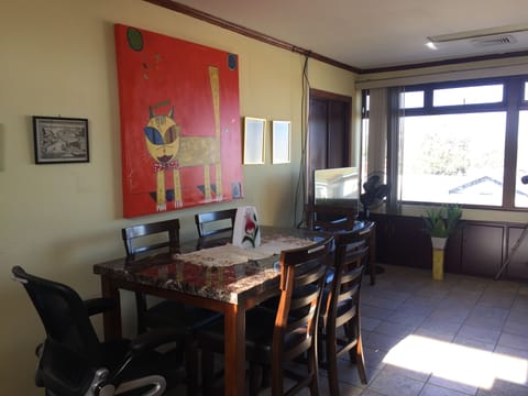 living and dining area