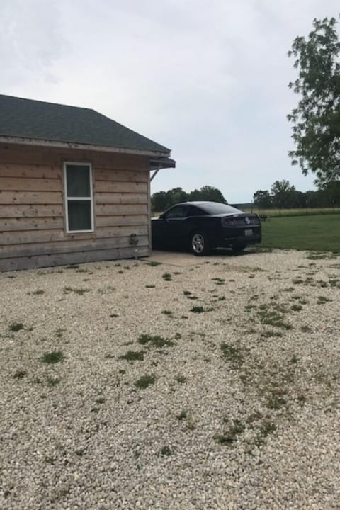 SAVE,MO Cottage - just a few more feet to the private guest parking space.  