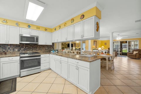 Fully stocked kitchen