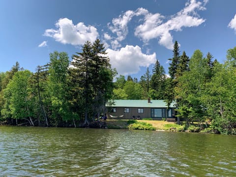 A camp in Rangeley where you can't see your neighbors is a rare treat indeed. 