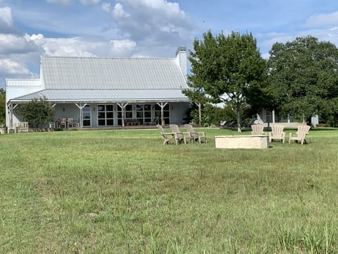 Pool House and fire pit