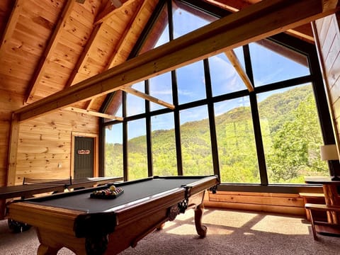 Beautiful game area at Hillsong Heaven, views and lots of sunlight!