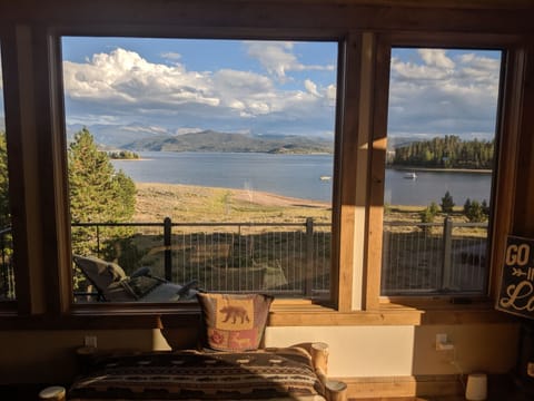 Lake view from living room