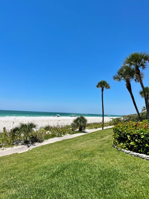 View from of our patio looking north toward Clearwater Beach