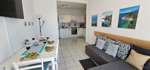 Apt 2 kitchen / living / dining area