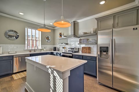 The kitchen includes a coffee bar ready to get your morning going!