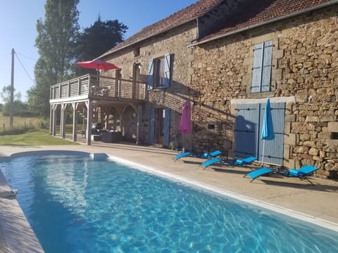 Private heated pool