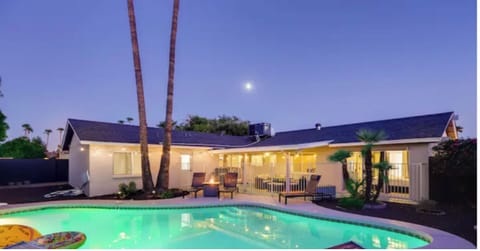 HEATED pool offers YEAR ROUND swimming!