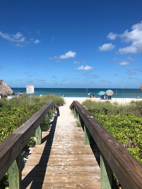 Beach access. Less then 20yds from your front door. 