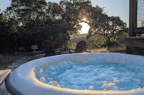Hot tub season is here! Enjoy a relaxing soak while taking in the beautiful view